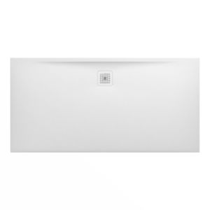 LAUFEN Pro Duschwanne H2109540000001 Marbond Ablauf lange Seite weiss