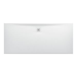LAUFEN Pro Duschwanne H2109550000001 Marbond Ablauf lange Seite weiss