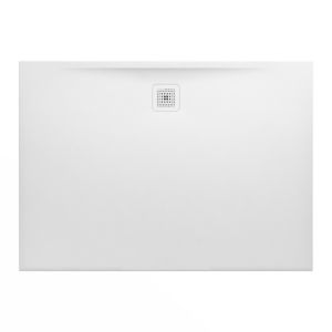 LAUFEN Pro Duschwanne H2119540000001 Marbond Ablauf lange Seite weiss