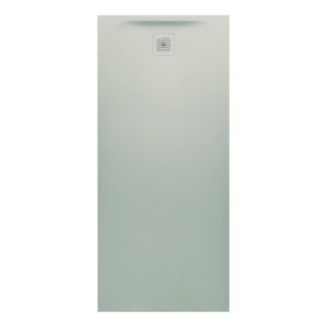 LAUFEN Pro Duschwanne H2119590770001 Marbond Ablauf kurze Seite hellgrau