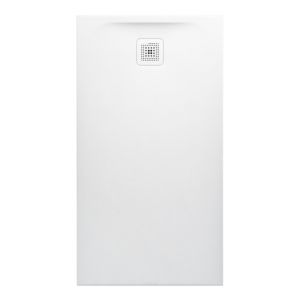 LAUFEN Pro Duschwanne H2129520000001 Marbond Ablauf kurze Seite weiss