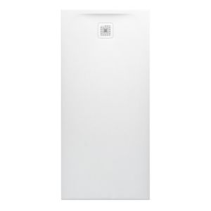 LAUFEN Pro Duschwanne H2139550770001 Marbond Ablauf kurze Seite hellgrau