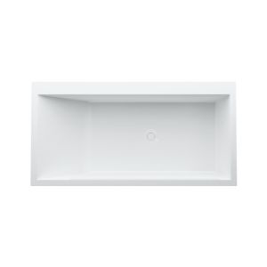 LAUFEN Kartell built-in bathtub H2233310006161 170 x 86 cm, right corner, with LED lighting, white