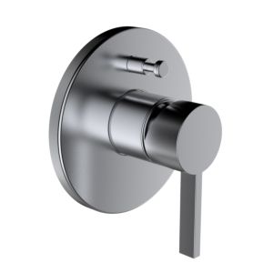 Laufen Kartell Fertigmontageset H3213360900101 für UP-Wannenmischer mit Rohrunterbrecher, Edelstahl