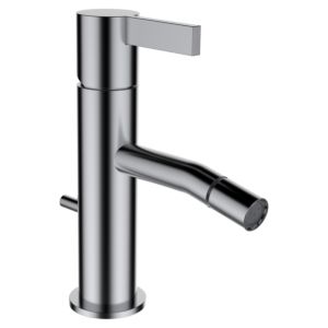 Laufen Kartell Einhand-Bidetmischer H3413310901011 110 mm, mit Ablaufventil, Edelstahl