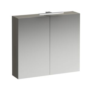 Laufen Base LED-Spiegelschrank H4028021102621 80x70x18,5cm, Ulme Hell