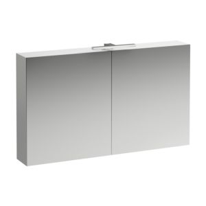 Laufen Base LED-Spiegelschrank H4029021102611 120x70x18,5cm, Weiß Glänzend