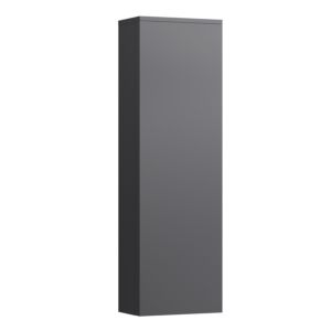 Laufen Kartell Hochschrank 130x40x27cm, Tür links, schiefergrau