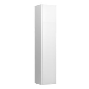 Laufen Meda armoire haute H4216520112601 35,3x165x33,5cm, 1 porte, charnière à droite, blanc mat