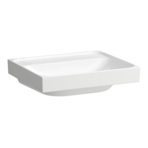 Laufen Meda countertop washbasin H8161127571121 55x46cm, without overflow, without tap hole, matt white