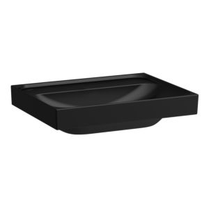 Laufen Meda countertop washbasin H8161137161121 60x46cm, without overflow, without tap hole, matt black
