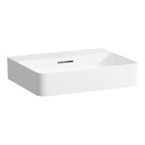 LAUFEN VAL washbasin 8102824001091, 55x42cm, LCC, without tap hole, with overflow, sapphire ceramic