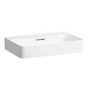 LAUFEN VAL countertop washbasin 8162844001091, LCC, 65x42cm, without tap hole, with overlap, sapphire ceramic