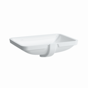 Laufen Pro S Einbau Waschtisch 8119680001091 59,5x43cm, weiß, ohne Hahnloch, mit Überlauf