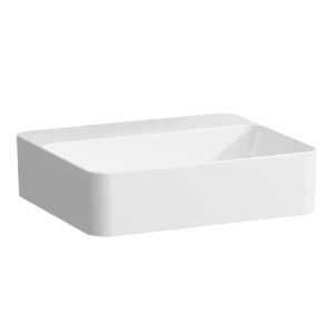 Laufen Val vasque H8122807571421 45x38cm, blanc mat, sans trop-plein, sans trou pour robinet