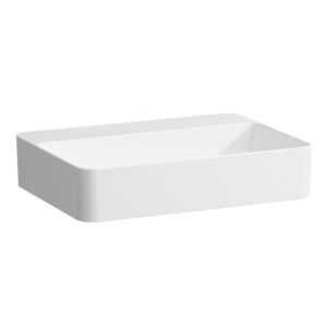 Laufen Val washbasin bowl H8122847571421 55x40cm, matt white, without overflow, without tap hole