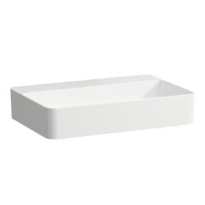 Laufen Val vasque H8122857571421 60x40cm, blanc mat, sans trop-plein, sans trou pour robinet