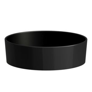 Laufen Waschtisch-Schale Kartell 8123310201121 42x42x13,5cm, schwarz, ohne Überl., Saphirkeramik