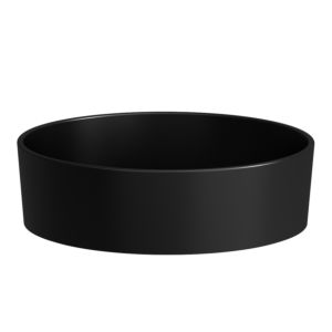 LAUFEN Kartell washbasin bowl H8123317161121 42x42x13.5cm, without tap hole / without overflow, matt black