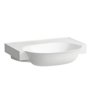 LAUFEN Le nouveau lavabo classique H8138537571421 sous, sans trop-plein, sans trou pour robinet, blanc mat
