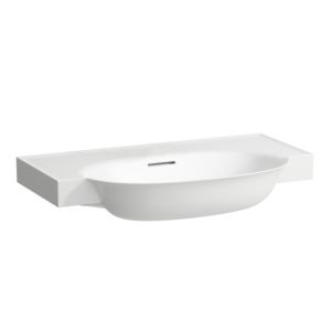 LAUFEN Le nouveau lavabo classique H8138554001091 sous, avec trop-plein, sans trou pour robinet, LCC
