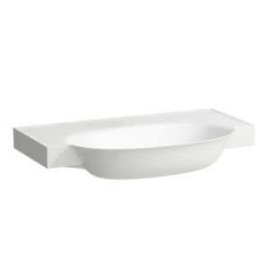 LAUFEN Le nouveau lavabo classique H8138557571421 sous, sans trop-plein, sans trou pour robinet, blanc mat