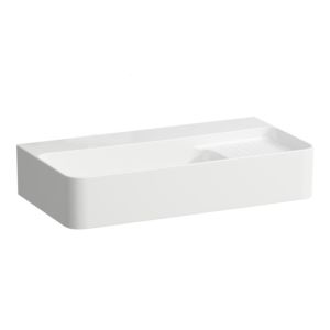 LAUFEN Val H8172854001421 sans trop-plein, sans trou pour robinetterie, blanc LCC, 60x31cm, dessous rectifié