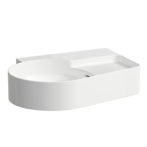 LAUFEN Val washbasin H8152884001091 under, with overflow, without tap hole, white LCC