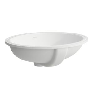 Lavabo encastré Laufen SAVOY H8189437571091 44,6 x 36,2 cm, à poser sous le lavabo, ovale, avec trop-plein, blanc mat