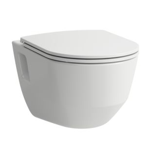 Toilettes Laufen Pro Packs avec siège de toilette H8669540000001 36x53cm, sans rebord, blanc