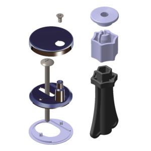 LAUFEN Pro mounting H8989520000001 M 12, for WC seat