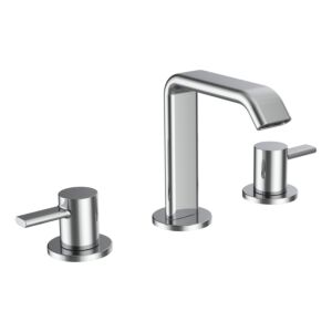 Robinet de lavabo Laufen MEDA 3 trous HF506612100000 , bec fixe 110 mm, sans bonde, chromé