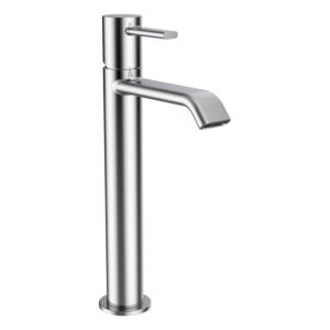 Mitigeur de lavabo sur pied Laufen MEDA HF506614100000 , bec fixe 120 mm, sans bonde, chromé