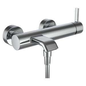 Laufen MEDA Bath Faucet Set HF506660100600 Surface Mounted, with Hose and Hand Shower, Chrome