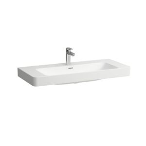 Laufen PRO X washbasin H8108697571091 105x46.5cm, without tap hole, with overflow, matt white