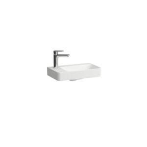 Laufen PRO X hand basin H8158650001121 48x28cm, with tap hole on the left, without overflow/tap hole, white