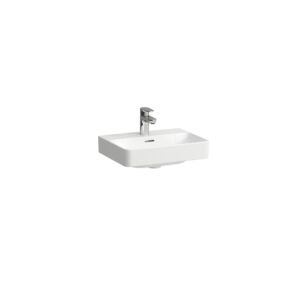 Laufen PRO X Aufsatz-Handwaschbecken H8168614001041 45x34cm, Hahnloch, mit Überlauf, weiß Laufen Clean Coat