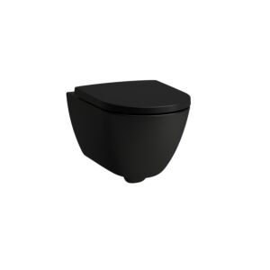 Laufen PRO X Wand-WC H8208607160001 54x36x33,7cm, spülrandlos, schwarz matt