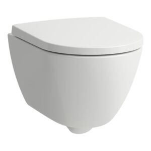 WC suspendu Laufen PRO X, chasse d&#39;eau profonde Silent Flush H8208634000001 , sans bride, 360 x 490 mm, blanc LCC