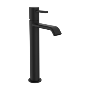 Mitigeur de lavabo sur pied Laufen MEDA HF506614428000 , bec fixe 120 mm, sans bonde, noir