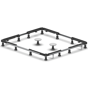 mabo Sanitec mounting frame EVO1200 101391 for shower trays from 700 x 700 mm to 1250 x 1250 mm