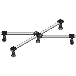 mabo Sanitec pied de receveur de douche DWF GIGA plat 101325 pour receveurs de douche de 750 x 800 à 1000 x 1000 mm