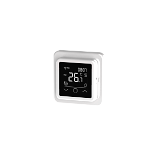 Riberger C16 Thermostat d'ambiance WiFi pour chauffage au sol, numérique,  blanc, 230 V, avec sonde pour chauffage au sol électrique