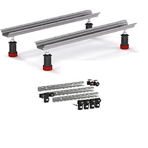 Mepa Wannenfuß mit ADS für Acrylbadewannen und Mepa Wannenleisten Set