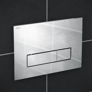 Mepa Orbit Betätigungsplatte 421810 glanz chrom, 2-Mengenspülung