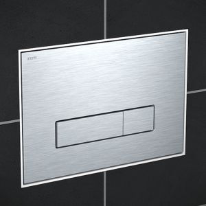 Mepa Orbit Betätigungsplatte 421828 Steel, 2-Mengenspülung