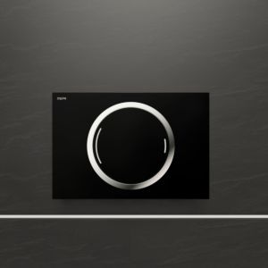 MEPA Zero Betätigungsplatte 421863 brillant schwarz, 2-Mengenspülung