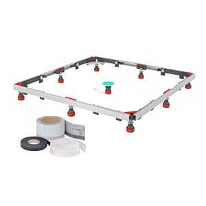 set de receveur de douche Mepa Universal , hauteur de pied de 70-195 mm