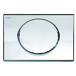 Mepa MEPAellipse plaque de déclenchement 420706 chrome brillant, pour réservoir encastré A21/E21, Start /stop