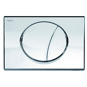 Mepa MEPAellipse plaque de déclenchement 420756 chrome brillant, pour réservoir à encastrer A21/E21, 801 quantités